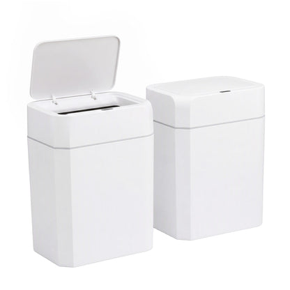 Alona.com.au Home & Garden > Kitchen Bins > Automatic Bins Artiss Rubbish Bin 12L 2-Pack Sensor Kitchen Automatic Motion Touchless White