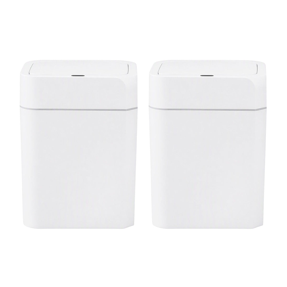 Alona.com.au Home & Garden > Kitchen Bins > Automatic Bins Artiss Rubbish Bin 12L 2-Pack Sensor Kitchen Automatic Motion Touchless White