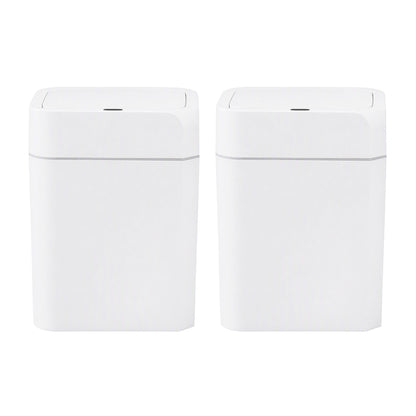 Alona.com.au Home & Garden > Kitchen Bins > Automatic Bins Artiss Rubbish Bin 12L 2-Pack Sensor Kitchen Automatic Motion Touchless White