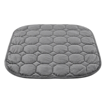 Giselle Weighted Lap Blanket 3.2KG Grey Crystal Velvet Quilted Glass Bead Fill for Sofa Office