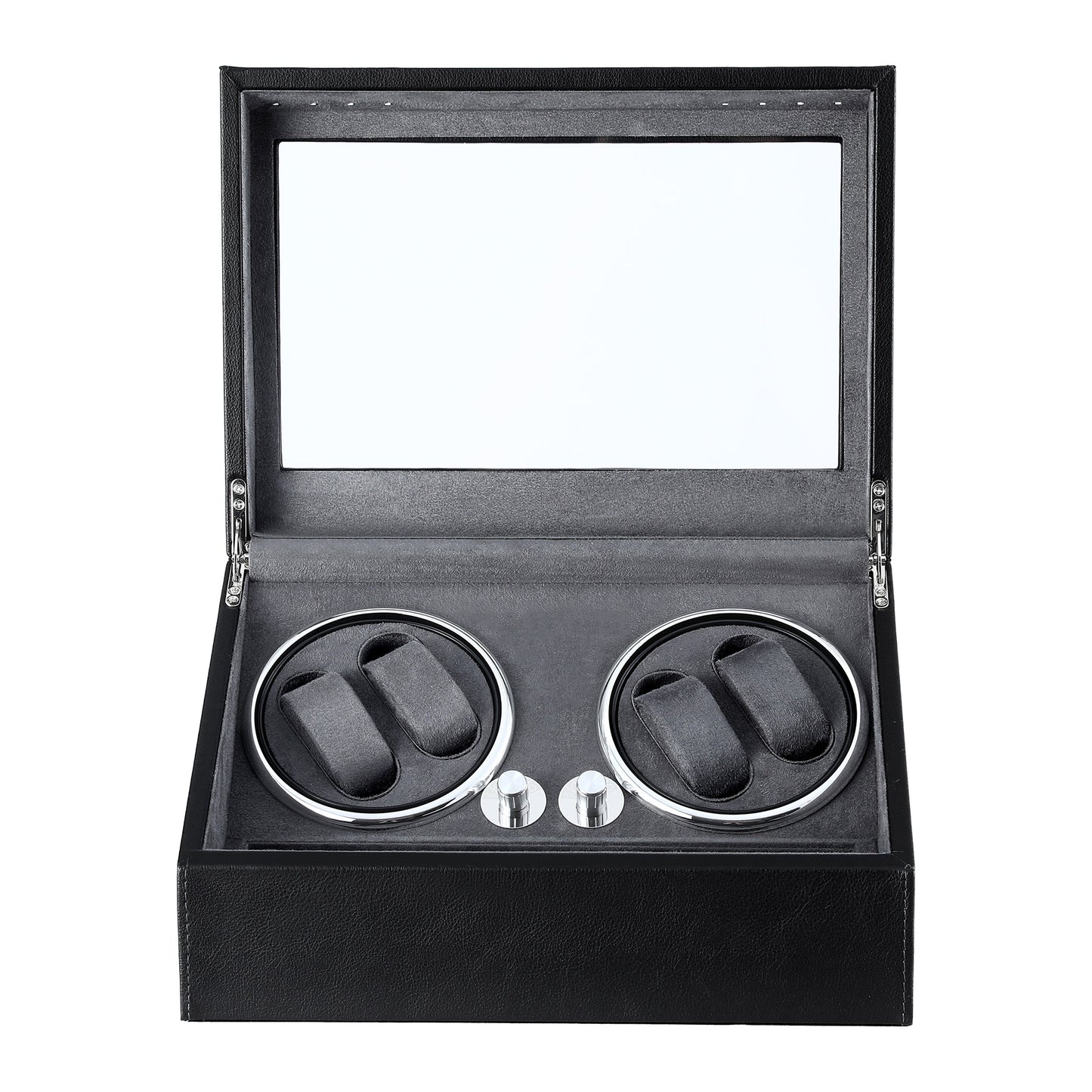 Embellir Watch Winder Automatic Double Watch Winder Box LED Black