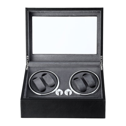 Embellir Watch Winder Automatic Double Watch Winder Box LED Black