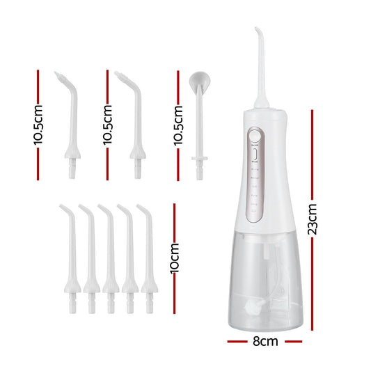 Devanti Cordless Water Flosser Dental Oral Irrigator White