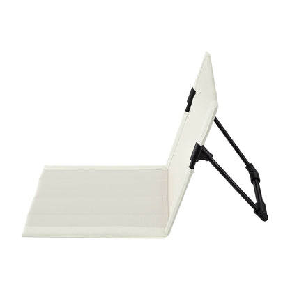 Alona.com.au Outdoor Recreation > Camping > Camp Furniture Weisshorn Foldable Camping Chair Oxford Aluminum Alloy Backrest 70kg Beige