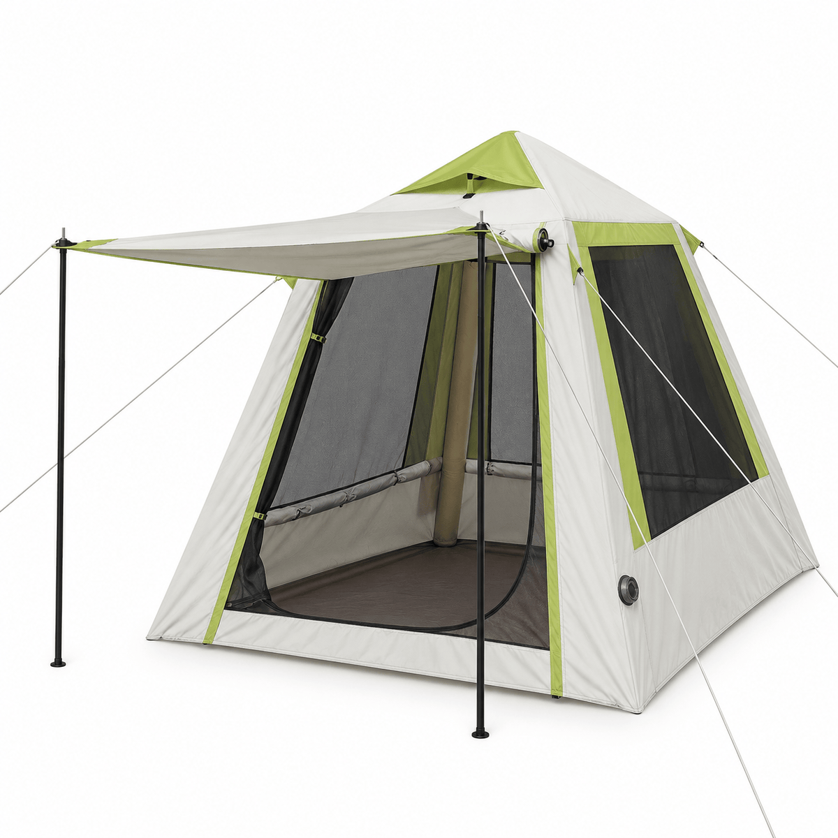 Weisshorn Inflatable Mesh Gazebo Tent, Air-Frame with Extendable Canopy