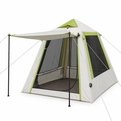 Weisshorn Inflatable Mesh Gazebo Tent, Air-Frame with Extendable Canopy