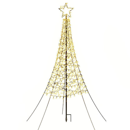 Jingle Jollys Solar Christmas Tree 2.1m 320 LED Net Lights Xmas Trees Decoration
