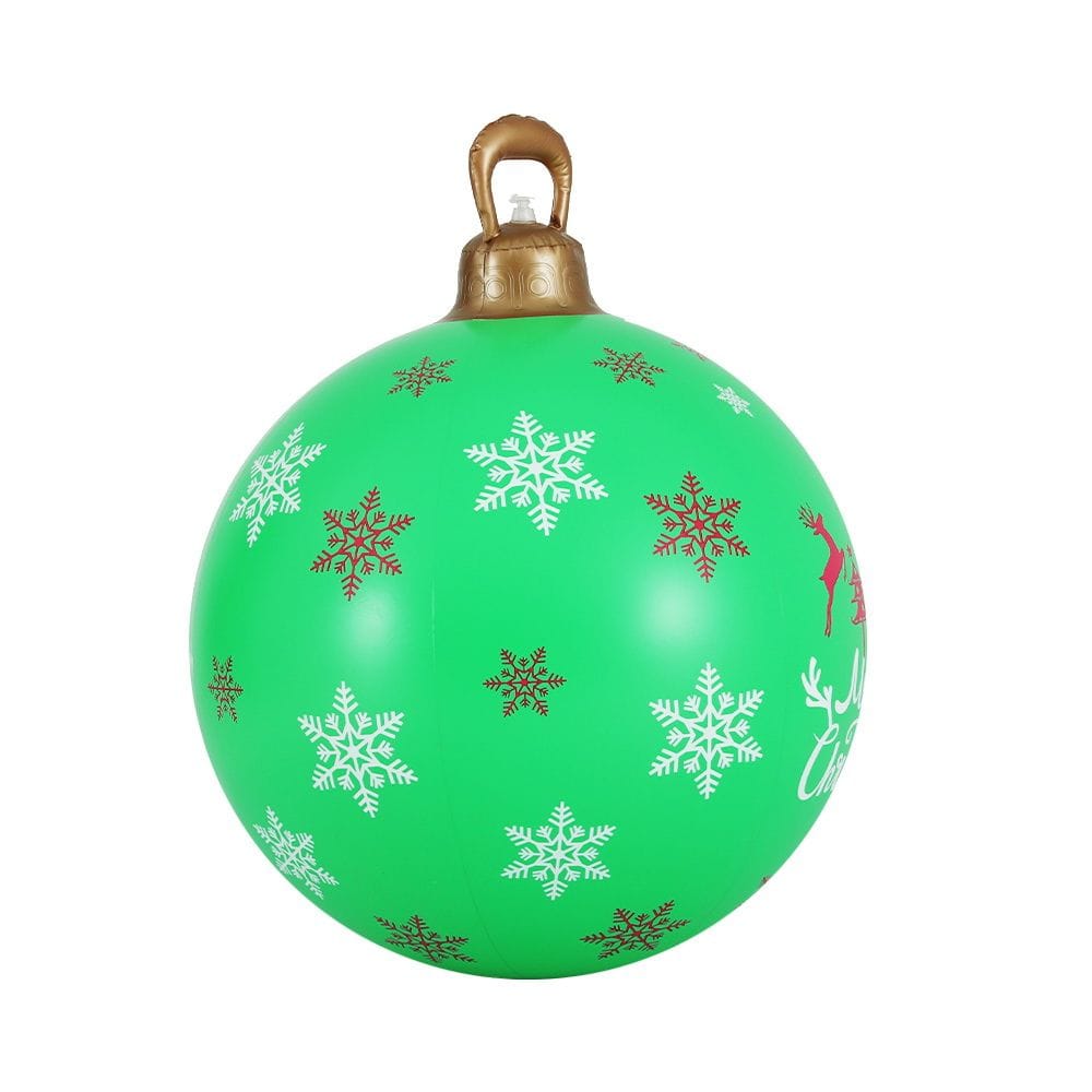 Jingle Jollys Occasions > Christmas > Christmas Decorations Jingle Jollys Christmas Inflatable Ball Bauble 60cm Outdoor Decoration Green