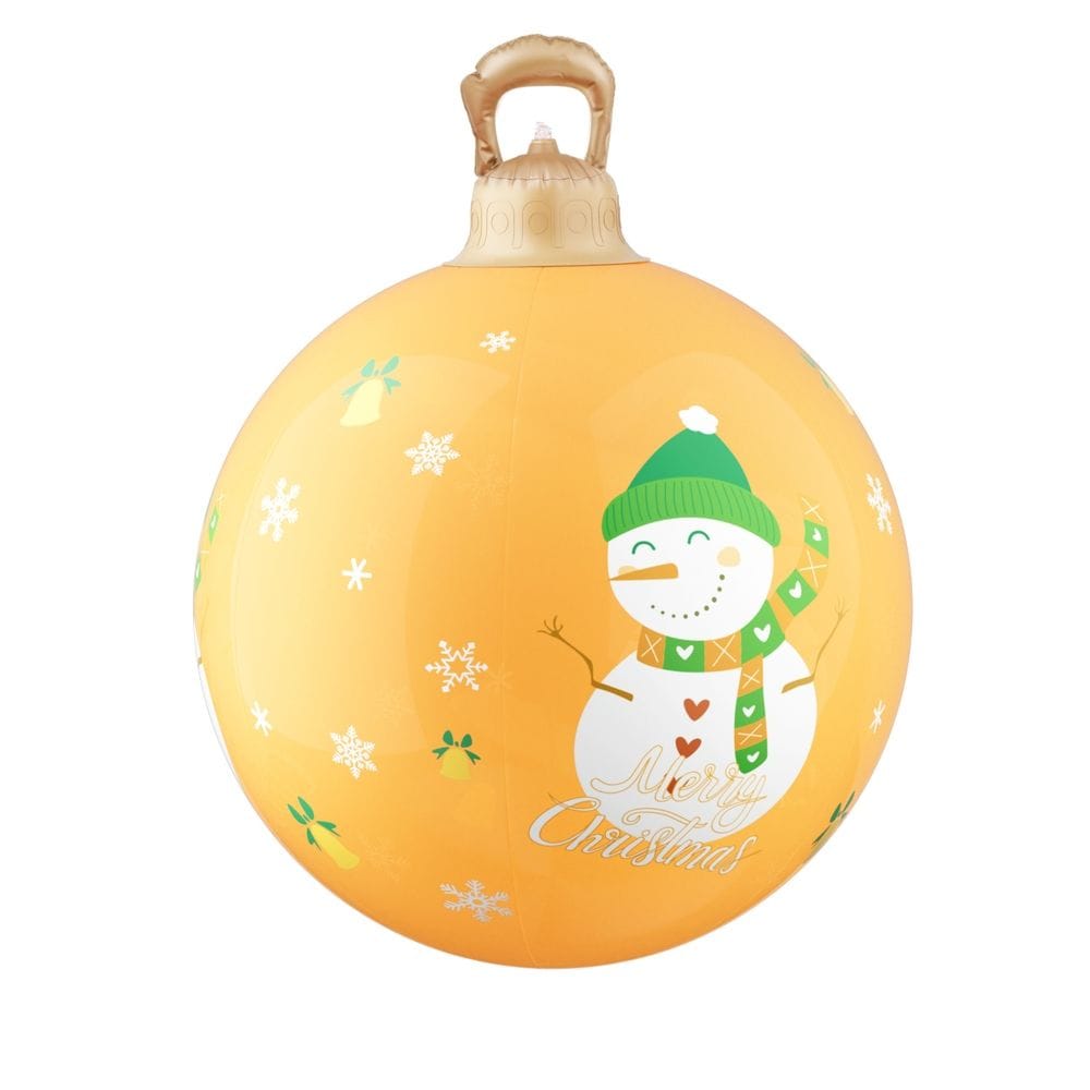 Jingle Jollys Occasions > Christmas > Christmas Decorations Jingle Jollys Christmas Inflatable Ball 60cm Led Illuminated Snowman Xmas Decor