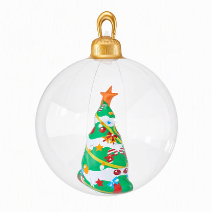 Jingle Jollys Occasions > Christmas > Christmas Decorations Jingle Jollys Christmas Inflatable Ball 60cm Tree Decoration Giant Bauble Clear