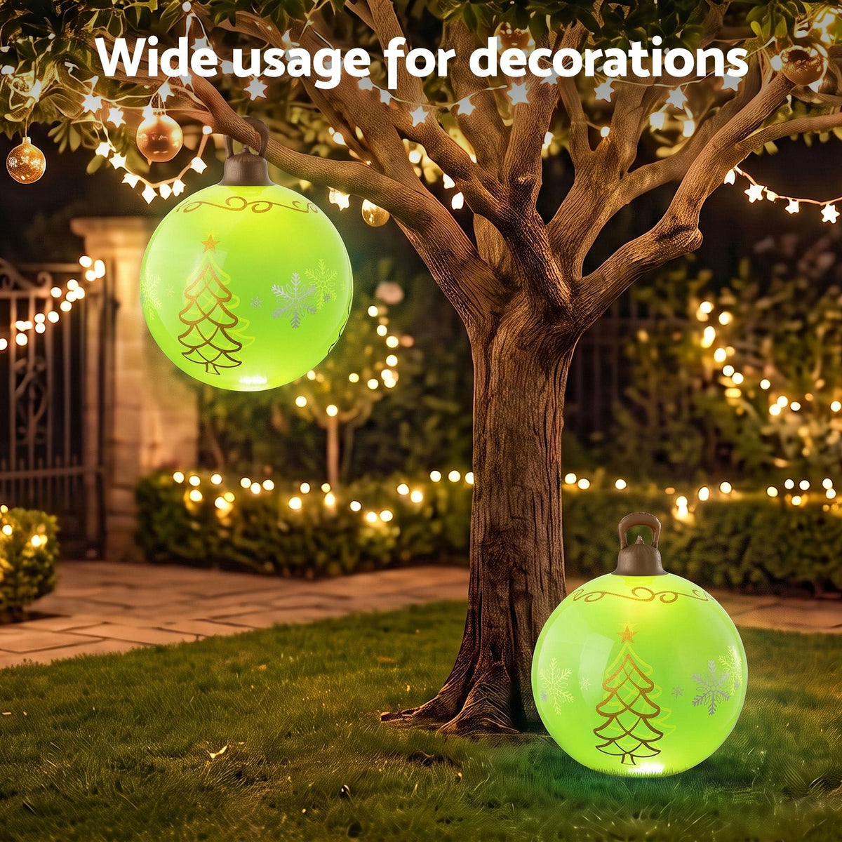 Jingle Jollys Occasions > Christmas > Christmas Decorations Jingle Jollys Christmas Inflatable Ball 60cm Led Illuminated Xmas Decoration