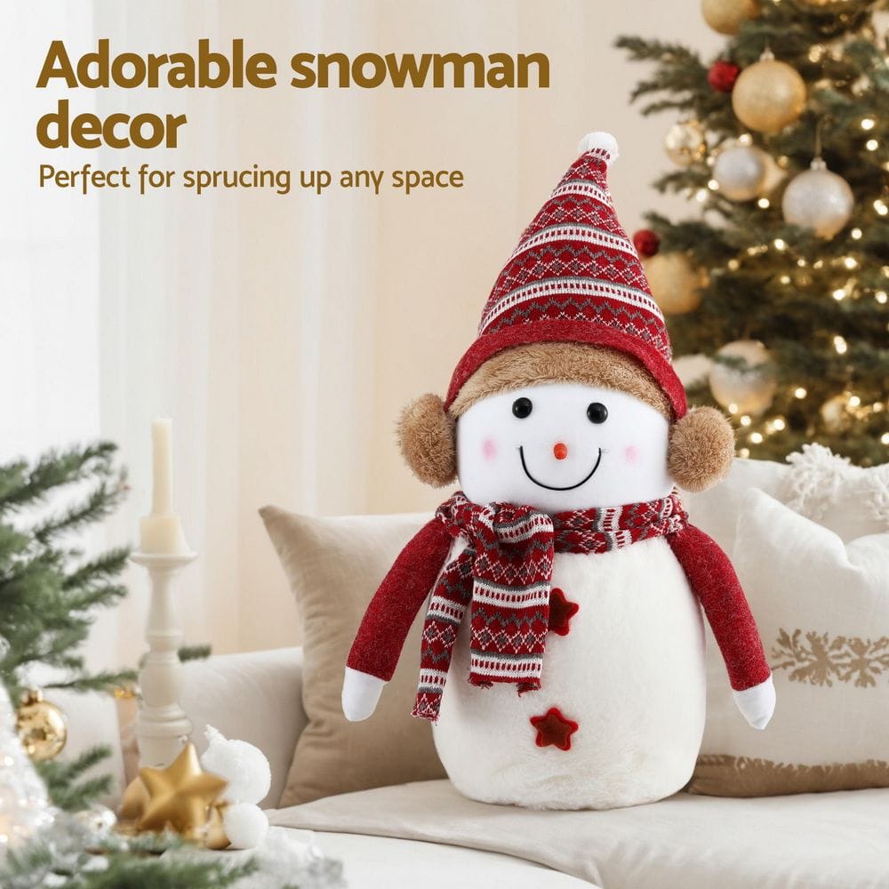 Jingle Jollys Occasions > Christmas > Christmas Decorations Jingle Jollys 60cm Christmas Snowman Decoration Handicraft Tabletop Ornaments Party Decorations