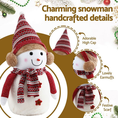 Jingle Jollys Occasions > Christmas > Christmas Decorations Jingle Jollys 60cm Christmas Snowman Decoration Handicraft Tabletop Ornaments Party Decorations