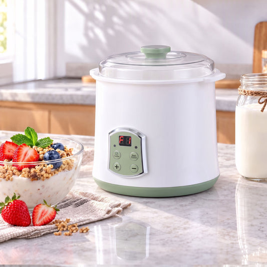 Cefito Appliances > Kitchen Appliances > Speciality Appliances Devanti 2-in-1 Yoghurt Maker and Fermenter 2L with Greek Yoghurt Strainer Soft Cheese Machine