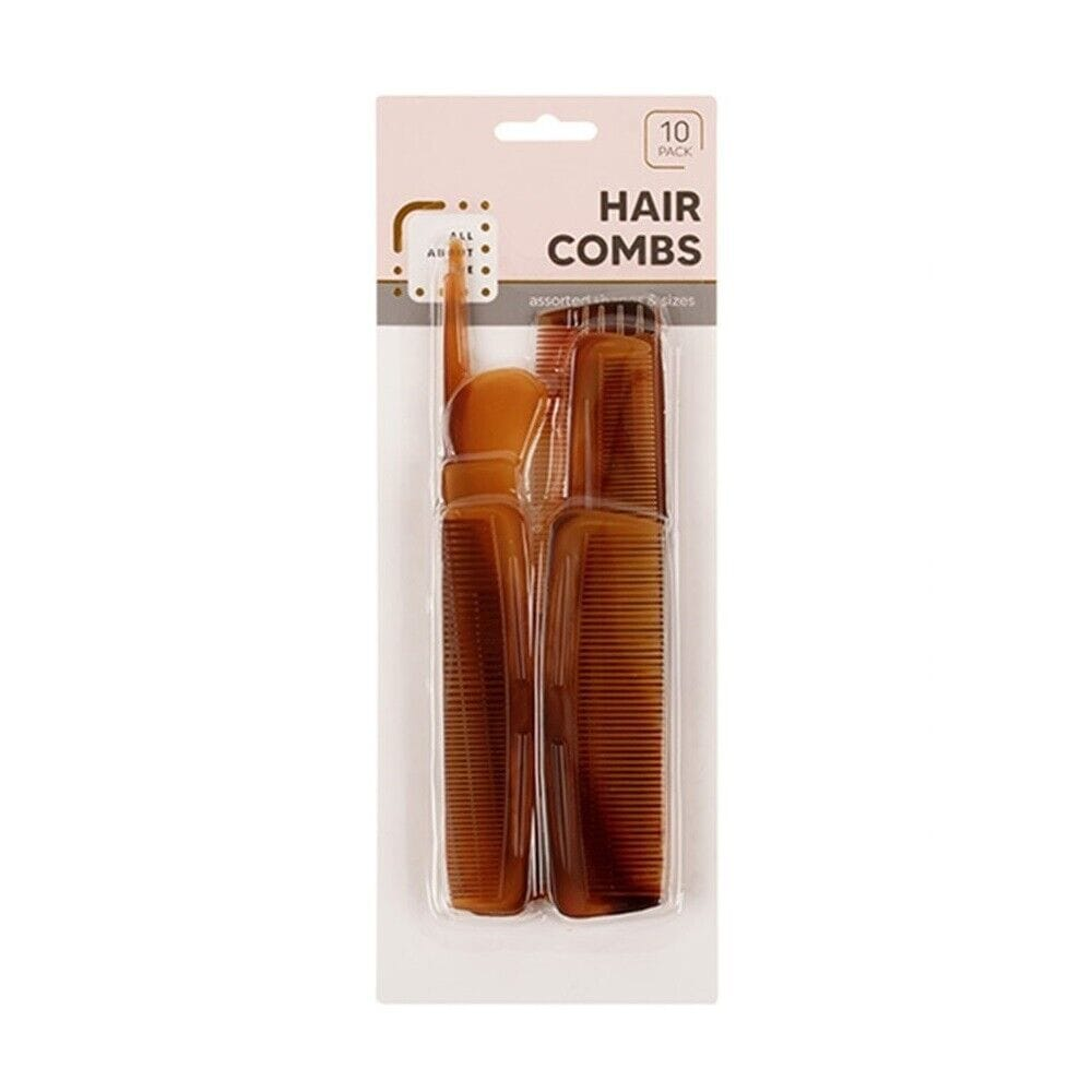 All About Me 10Pcs Hair Combs Salon Hairdressing Hair Style Barber Plastic Brush Comb
