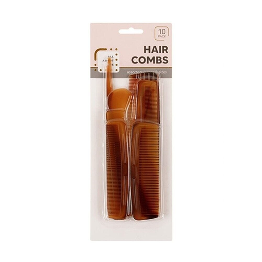All About Me 10Pcs Hair Combs Salon Hairdressing Hair Style Barber Plastic Brush Comb