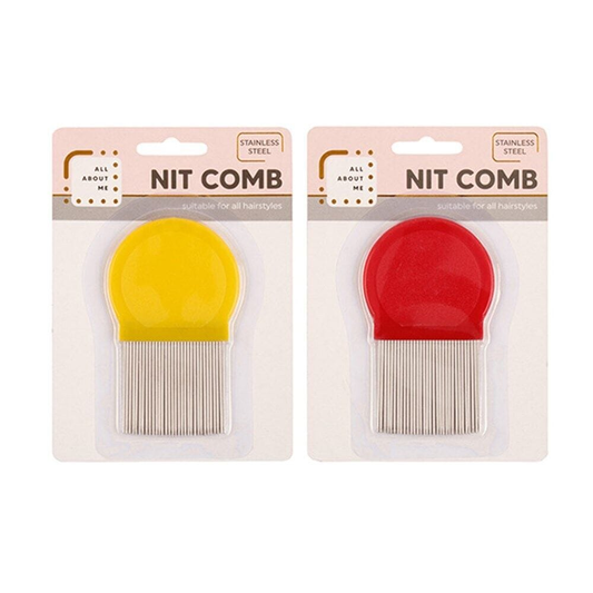All about me Comb Head Lice Nit Metal Long Short Hair Free Removal Comb Brushes Stainless Steel