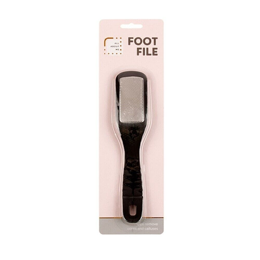 All About Me Foot file Black Foot File Pedicure Handle Hard Skin Remover Care Professional Smooth