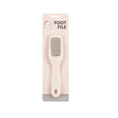 All About Me Foot file White Foot File Pedicure Handle Hard Skin Remover Care Professional Smooth