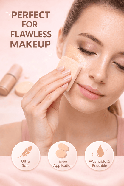 All ABout Me makeup sponge 12 Makeup Sponge Cosmetic Assorted Shapes Blend Foundation Contour Facial Puff