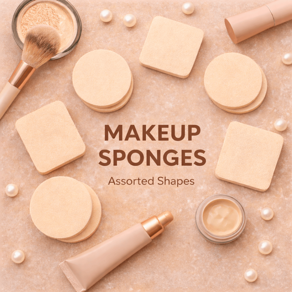 All ABout Me makeup sponge 12 Makeup Sponge Cosmetic Assorted Shapes Blend Foundation Contour Facial Puff