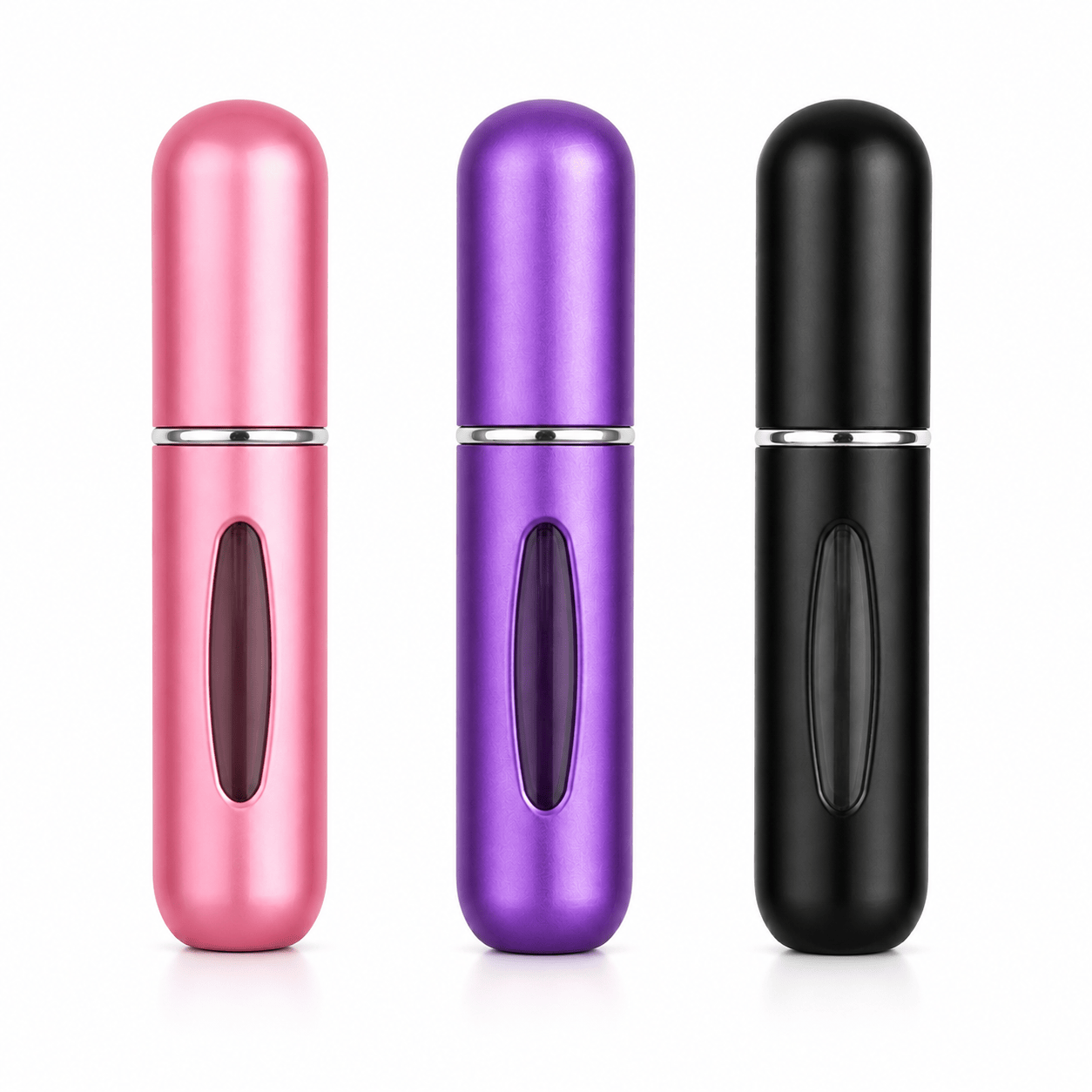 All About Me Purple Mini Perfume Atomizer Portable Travel Refillable Bottle Scent Pump Spray 5ml