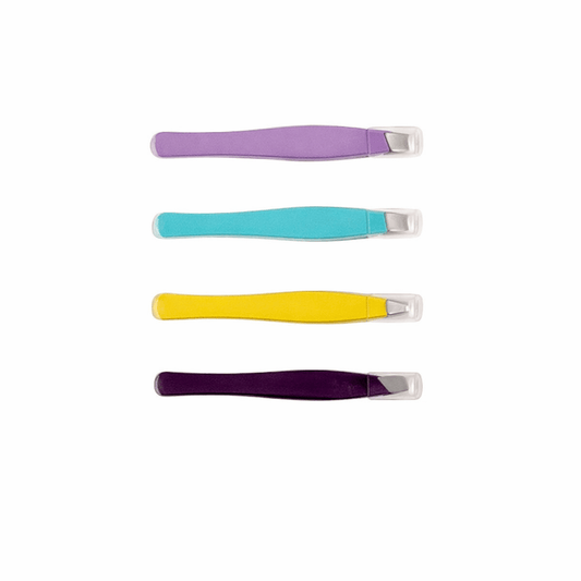 All ABout Me Tweezers 4x Eyebrow Tweezers Hair Beauty Slant Point Straight Puller Tip Steel Tweezer