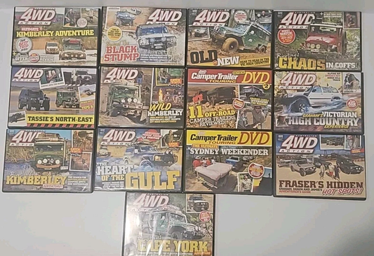 Alona.com.au 13X 4WD Action Magazine DVD Only Region 4
