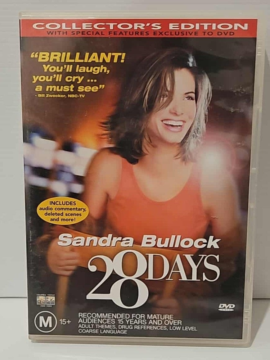 Alona.com.au 28 Days DVD Region 4 - Collector's Edition Sandra Bullock FREE POST