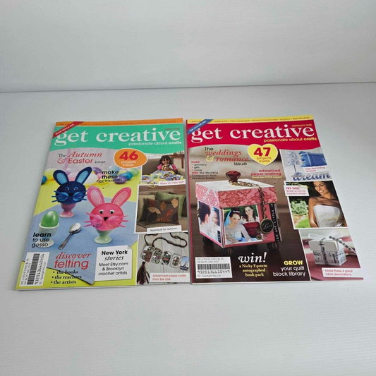Alona.com.au 2x Get Creative Craft Weddings Romance Easter Autumn Issue Feb March 2008