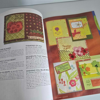 Alona.com.au 2x Just Cards Vol 8 and 9 Cardmaking Crafts Scrapbooking Invitations School Arts
