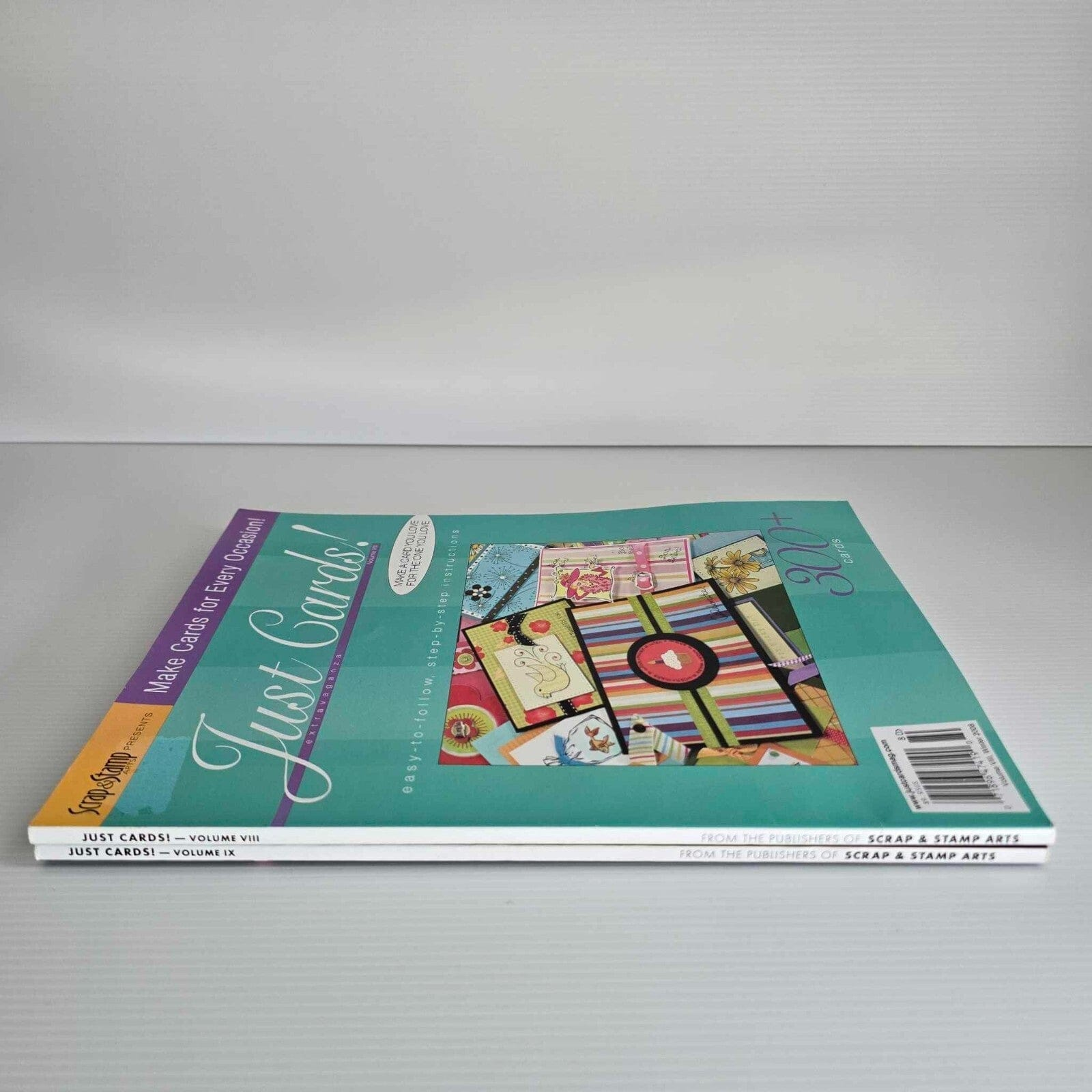 Alona.com.au 2x Just Cards Vol 8 and 9 Cardmaking Crafts Scrapbooking Invitations School Arts