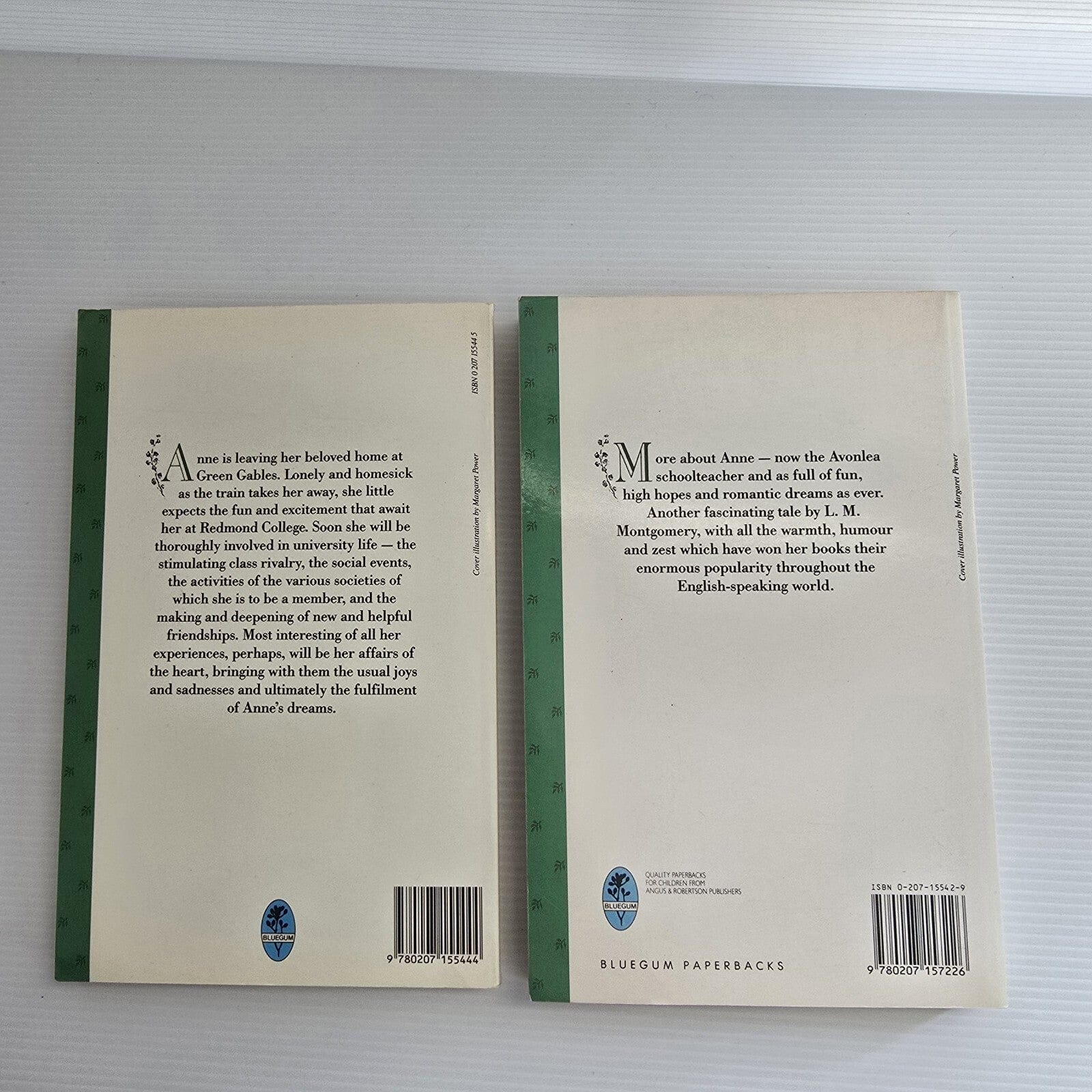 Alona.com.au 2x L. M. Montgomery Books Anne Of The Island And Anne Of Avonlea, Paperback