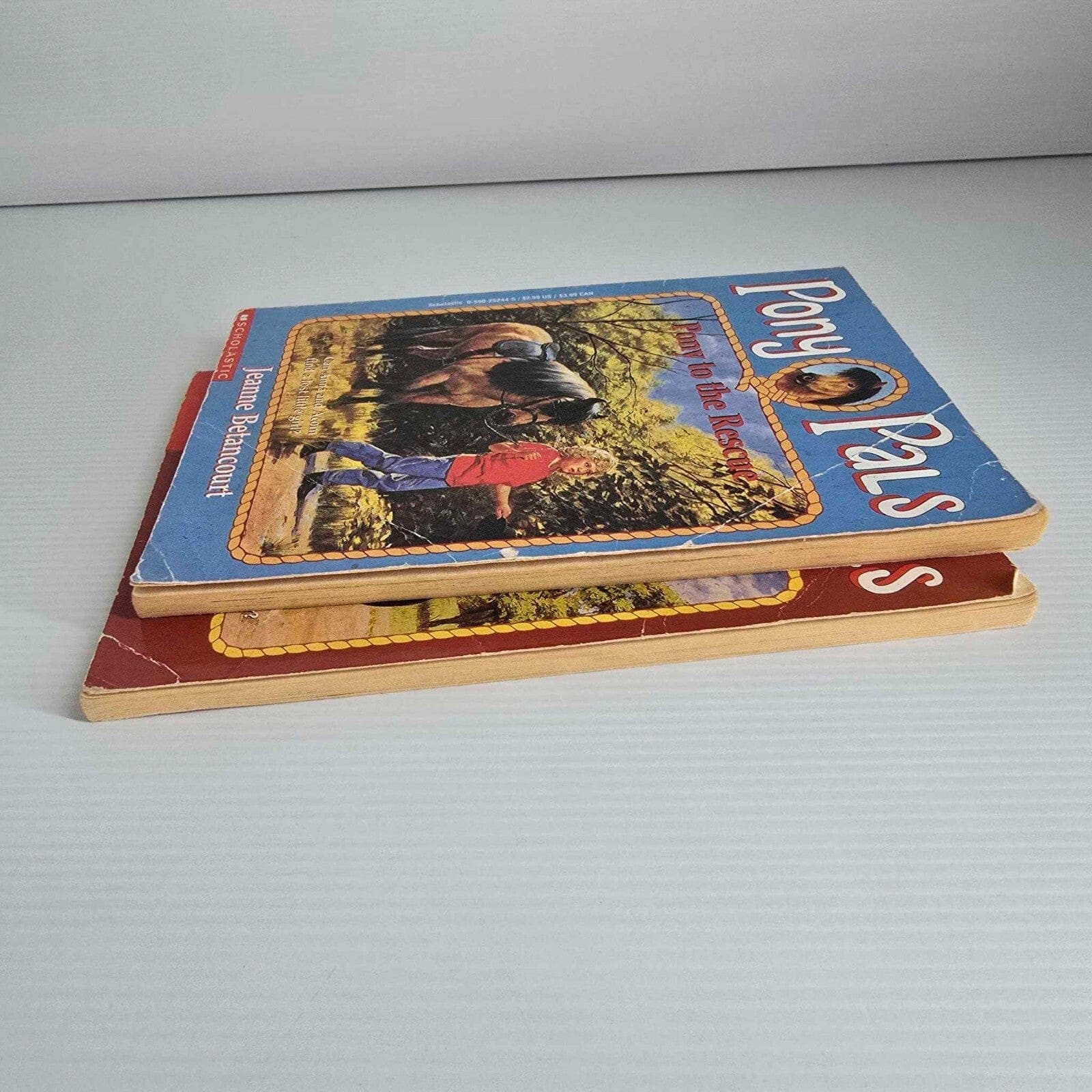 Alona.com.au 2x Pony Pals Series -The Wild Pony - Pony to the Rescue - Paperback - Jeanne Bet