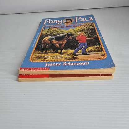 Alona.com.au 2x Pony Pals Series -The Wild Pony - Pony to the Rescue - Paperback - Jeanne Bet