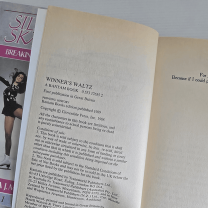 Alona.com.au 2x Silver Skates: Breaking The Ice And Winner's Waltz By Barbara J. Mumma