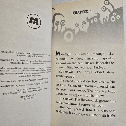 Alona.com.au 3x Disney Mixed Titles Books Monster Inc, Pirates Of Caribbean, Meet Robinsons