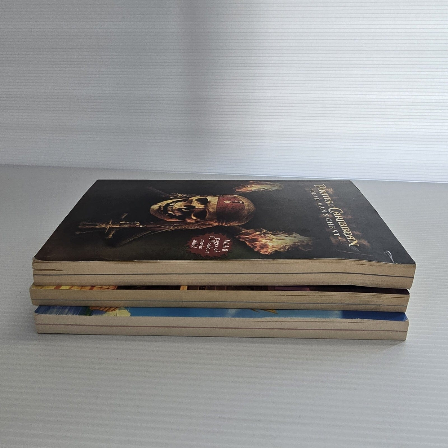 Alona.com.au 3x Disney Mixed Titles Books Monster Inc, Pirates Of Caribbean, Meet Robinsons