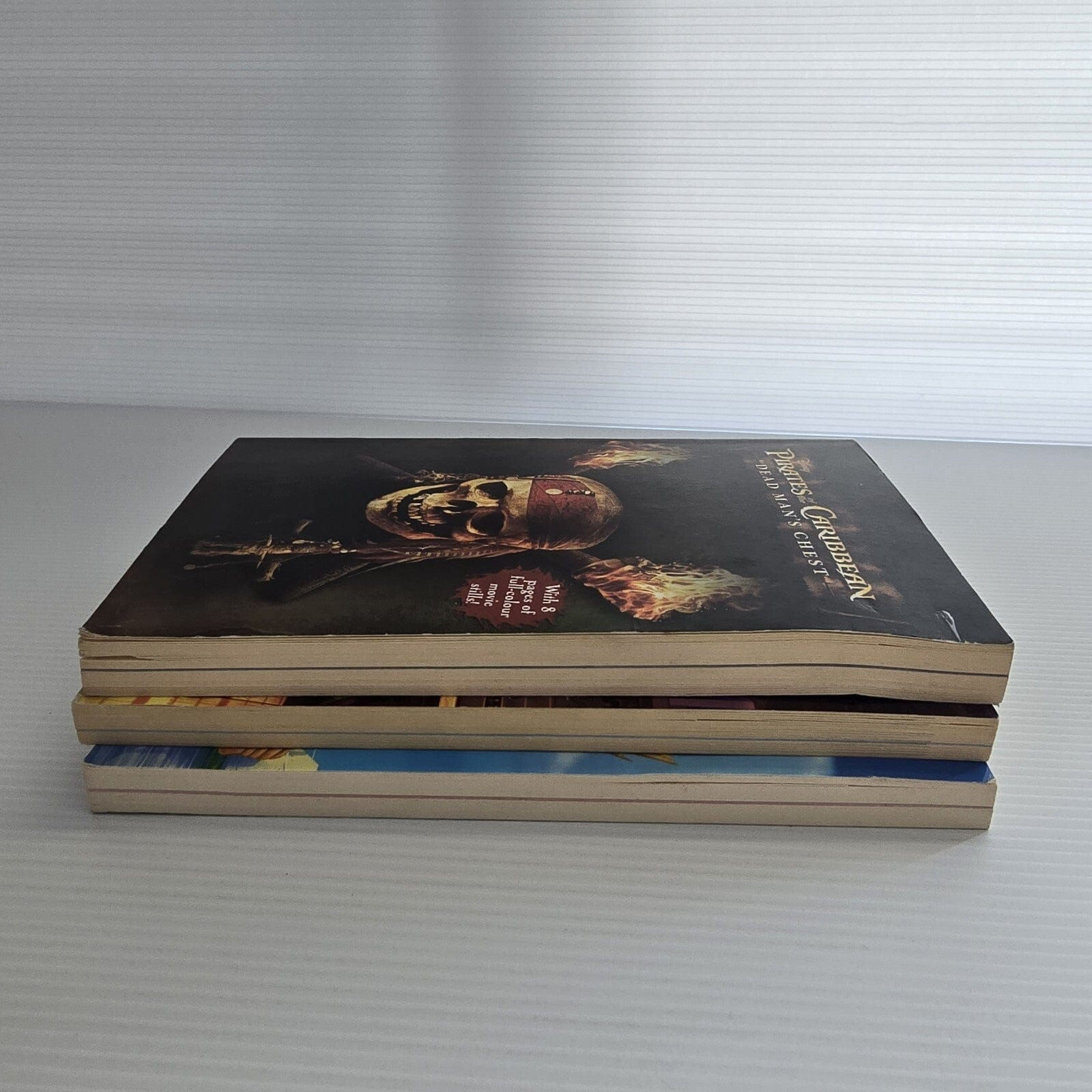 Alona.com.au 3x Disney Mixed Titles Books Monster Inc, Pirates Of Caribbean, Meet Robinsons