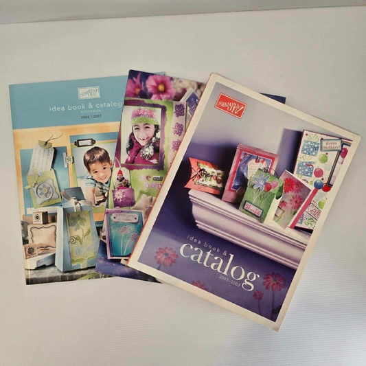 Alona.com.au 3x Idea Book & Catalogue Stamping Crdmaking Scrabooking Crafts Arts