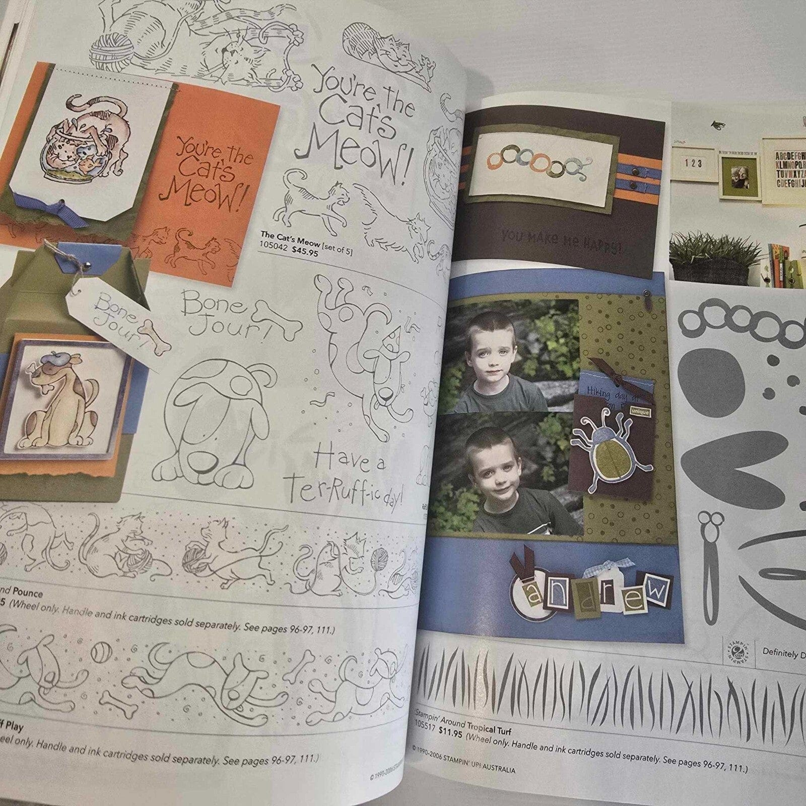 Alona.com.au 3x Idea Book & Catalogue Stamping Crdmaking Scrabooking Crafts Arts