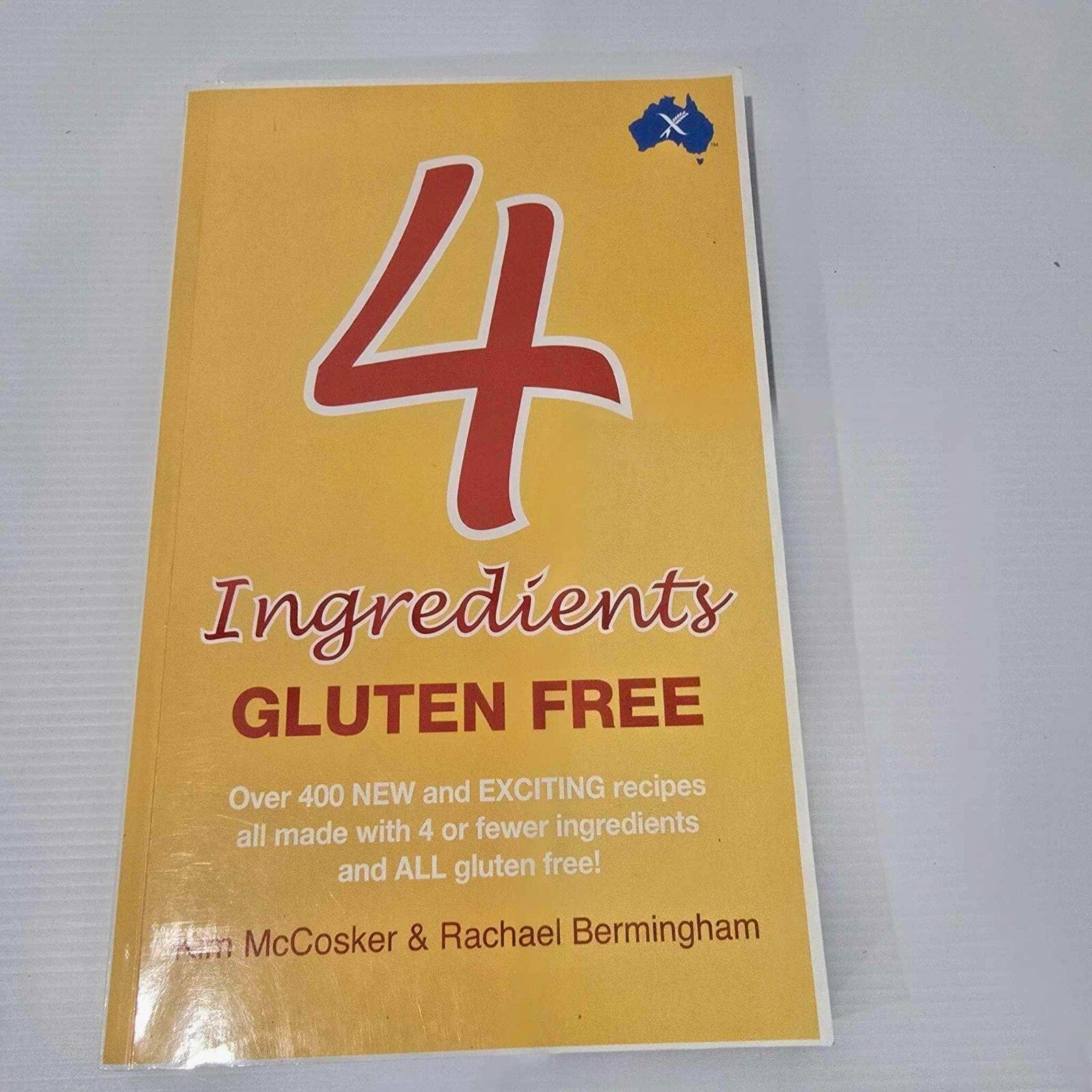Alona.com.au 4 Ingredients Cookbook Gluten Free Herb It Up - McCosker & Bermingham Lot of 3