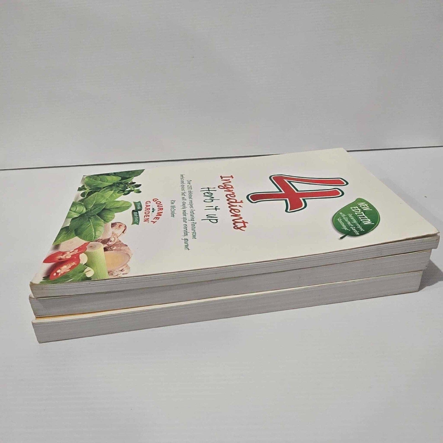 Alona.com.au 4 Ingredients Cookbook Gluten Free Herb It Up - McCosker & Bermingham Lot of 3