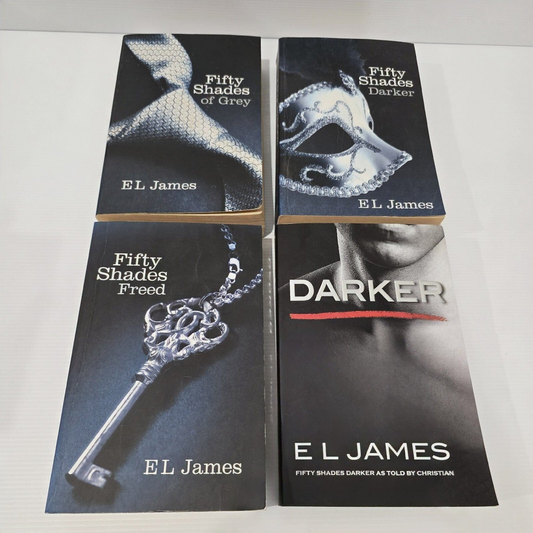 Alona.com.au 4x Books by E L James Fifty Shades Of Grey Darker Freed Trilogy + Darker