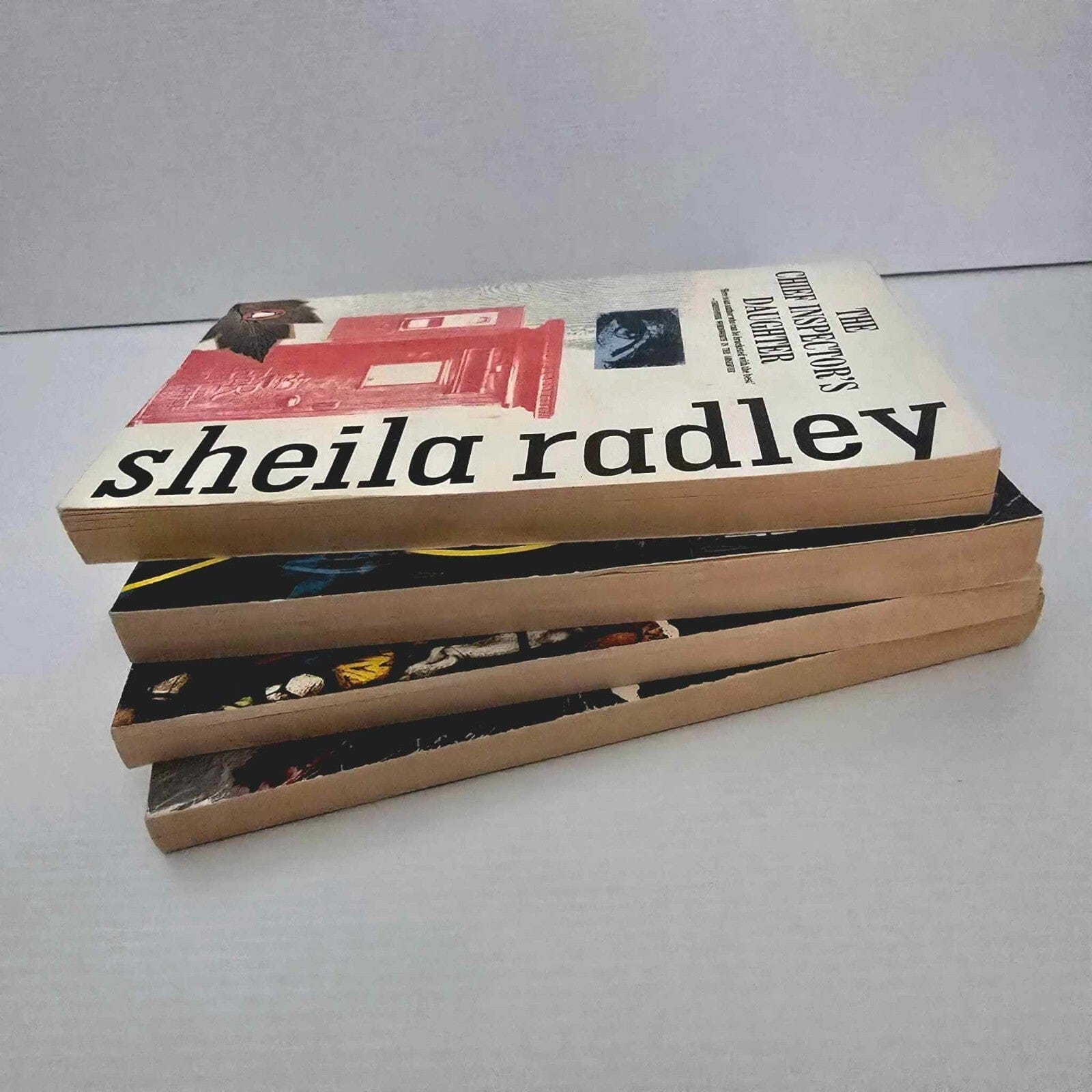 Alona.com.au 4x Books Of Sheila Radley English British Literature Novel Mystery Crime Fiction
