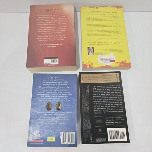 Alona.com.au 4x Bundle Of Books Fantasy Young Adult Adventure Magic Fiction
