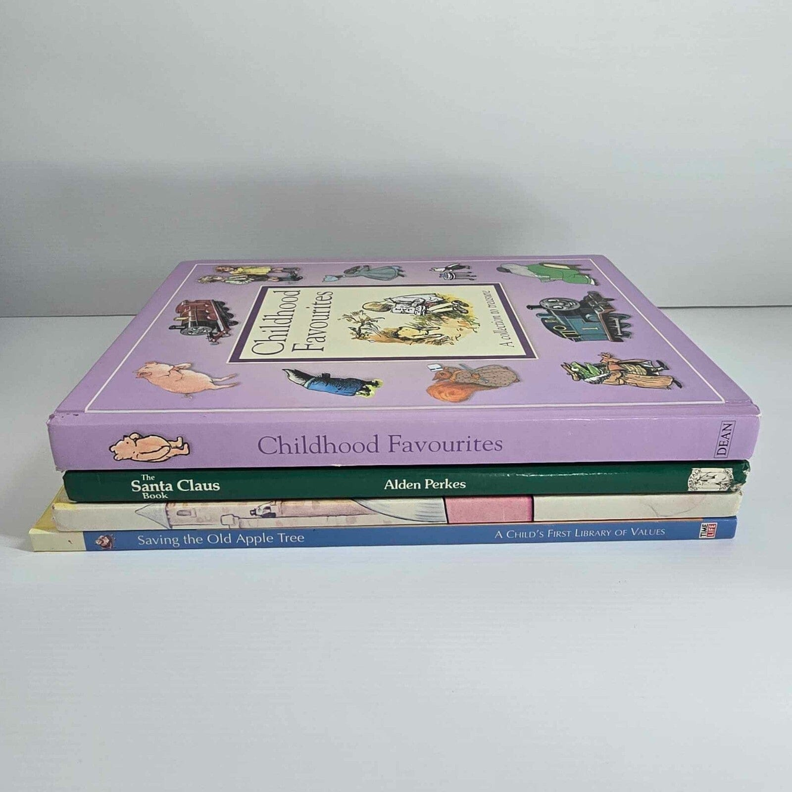 Alona.com.au 4x Childrens Books Santa Claus Childhood Favourites Rupert Saving Old Apple Tree