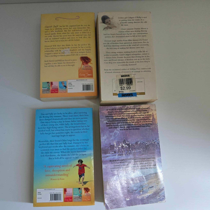 Alona.com.au 4x Mixed Authors Women Fiction Novel Family Contemporary Books
