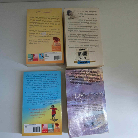 Alona.com.au 4x Mixed Authors Women Fiction Novel Family Contemporary Books