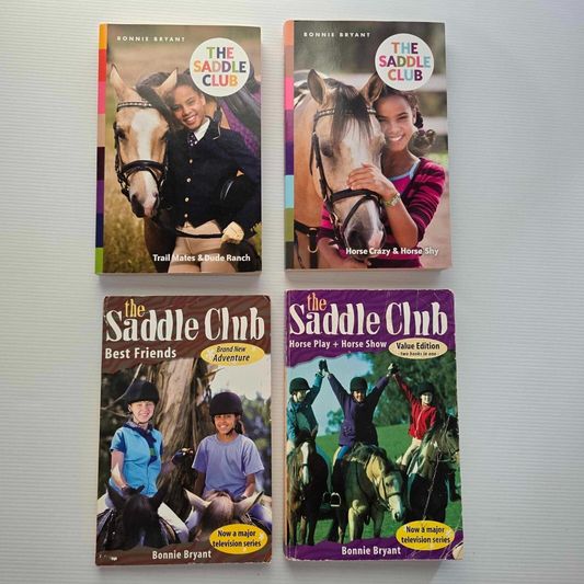 Alona.com.au 4x The Saddle Club by Bonnie Bryant Bundle Lot of 4, Paperback